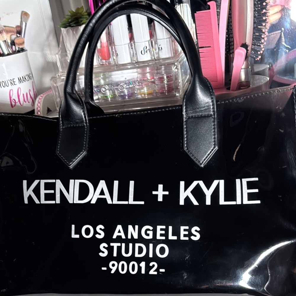Kendall & Kylie Black Tote Bag